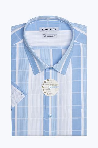 Áo sơ mi nam ngắn tay CALUCI MSS3177R