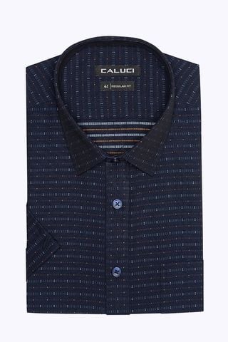 Áo sơ mi nam ngắn tay CALUCI MSS3171R