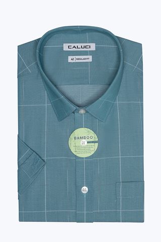 Áo sơ mi nam ngắn tay CALUCI MSS3168R