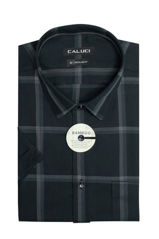 Áo sơ mi nam ngắn tay CALUCI MSS3212R
