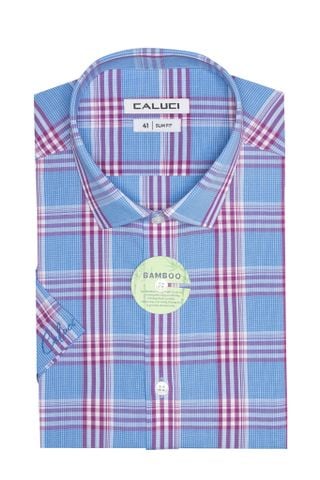 Áo sơ mi nam ngắn tay CALUCI MSS3180S