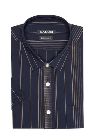 Áo sơ mi nam ngắn tay CALUCI MSS3178R