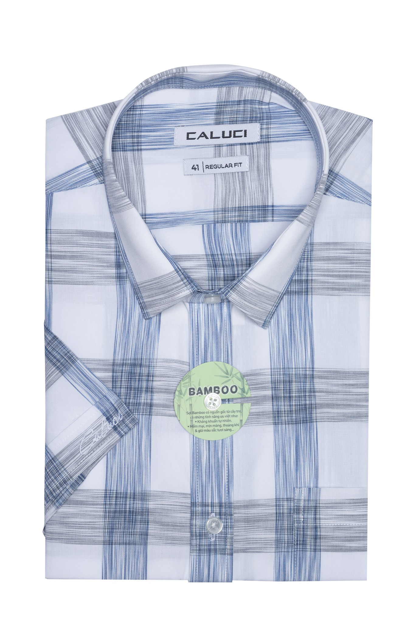 Áo Sơ Mi Tay Ngắn Kiểu Họa Tiết  AN 1204