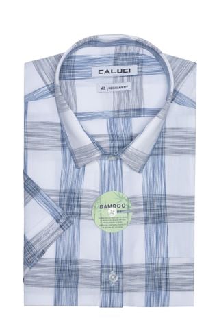 Áo sơ mi nam ngắn tay CALUCI MSS3123R