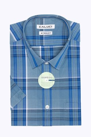 Áo sơ mi nam ngắn tay CALUCI MSS3213R
