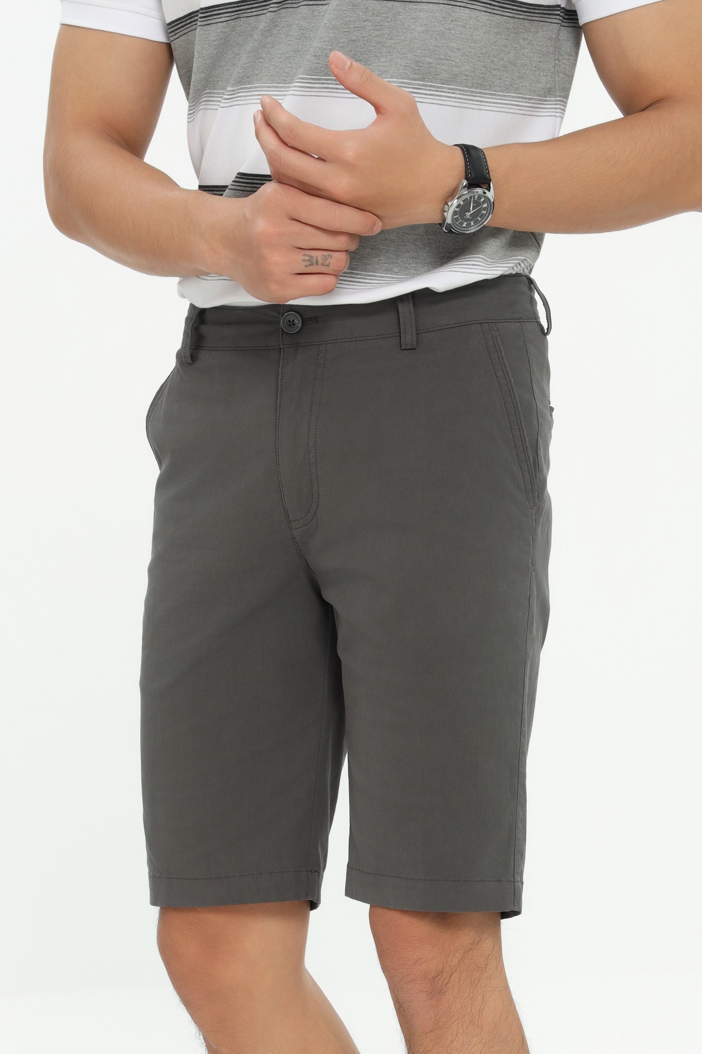 Quần short khaki nam CALUCI MKS420S