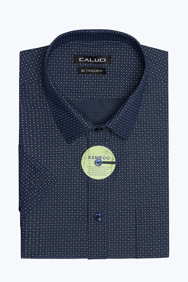 Áo sơ mi nam ngắn tay CALUCI MSS3165R