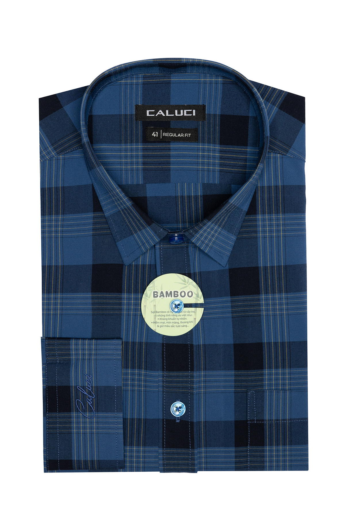 Áo sơ mi nam dài tay CALUCI MLS3203R