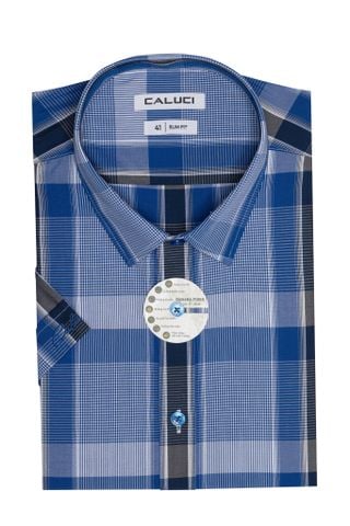Áo sơ mi nam ngắn tay CALUCI MSS3174S