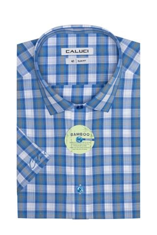 Áo sơ mi nam ngắn tay CALUCI MSS3187S