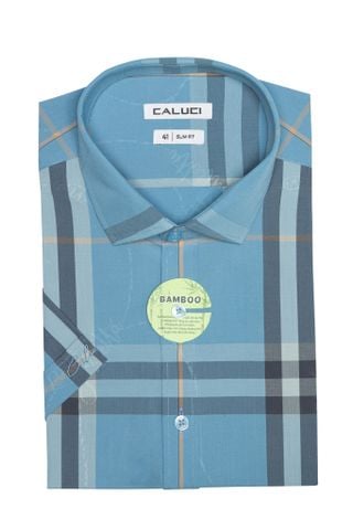Áo sơ mi nam ngắn tay CALUCI MSS3189S