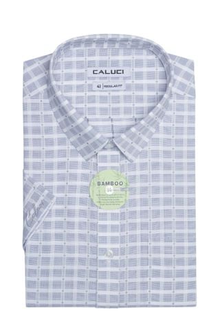 Áo sơ mi nam ngắn tay CALUCI MSS3133R