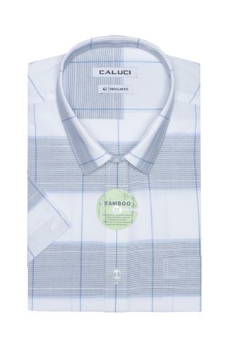Áo sơ mi nam ngắn tay CALUCI MSS3163R