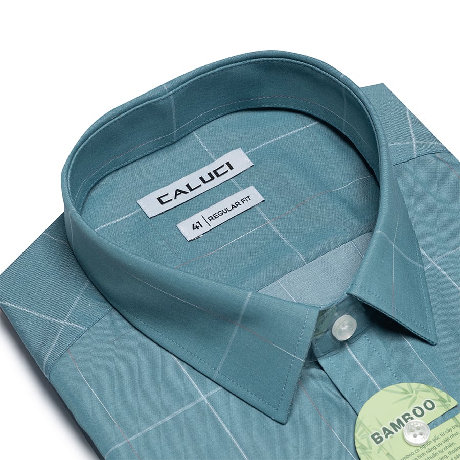 Áo sơ mi nam ngắn tay CALUCI MSS3168R