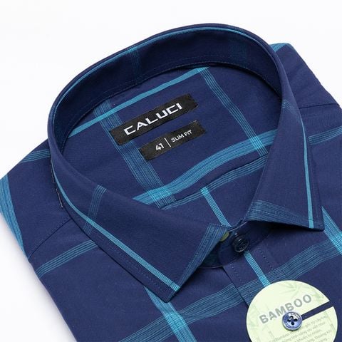Áo sơ mi nam ngắn tay CALUCI MSS3156S