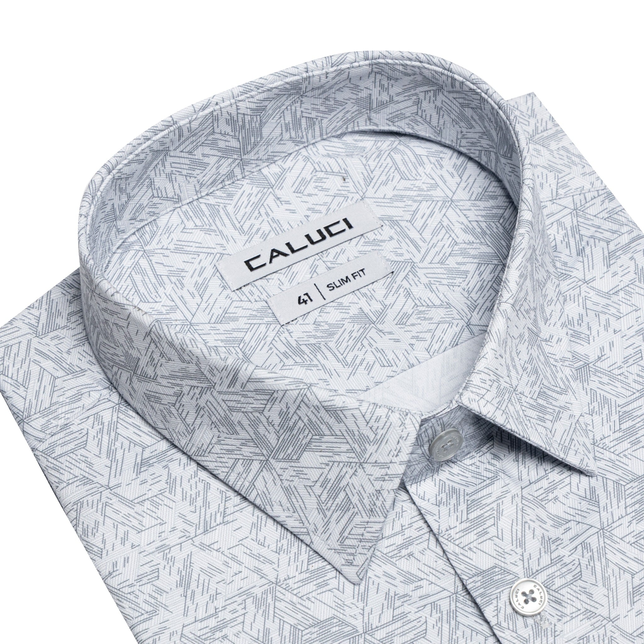 Áo sơ mi nam ngắn tay CALUCI MSS4223S