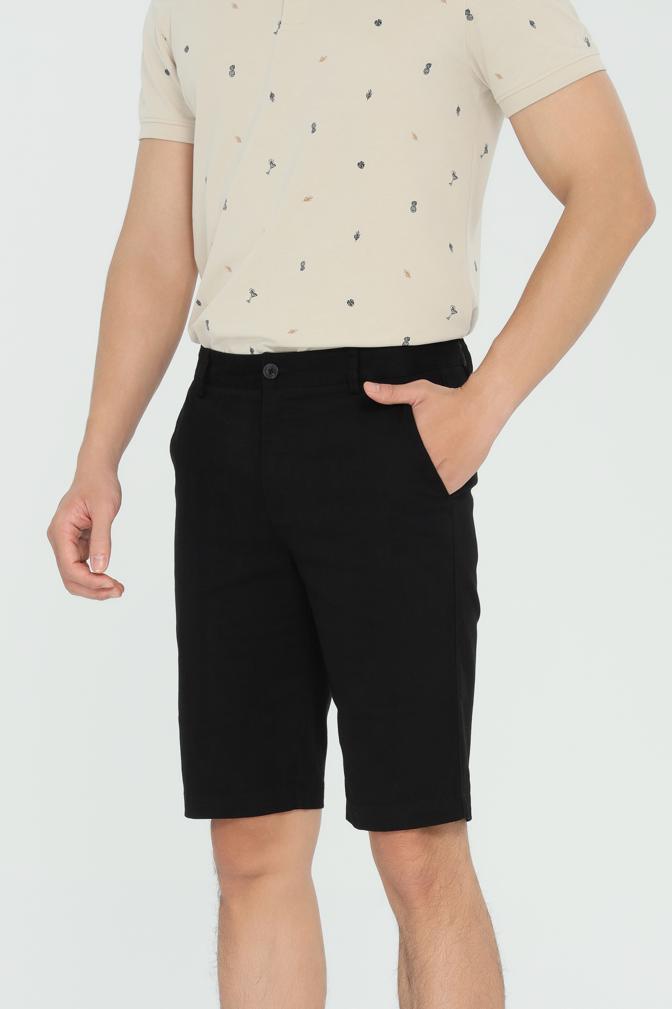 Quần short khaki nam CALUCI MKS425S