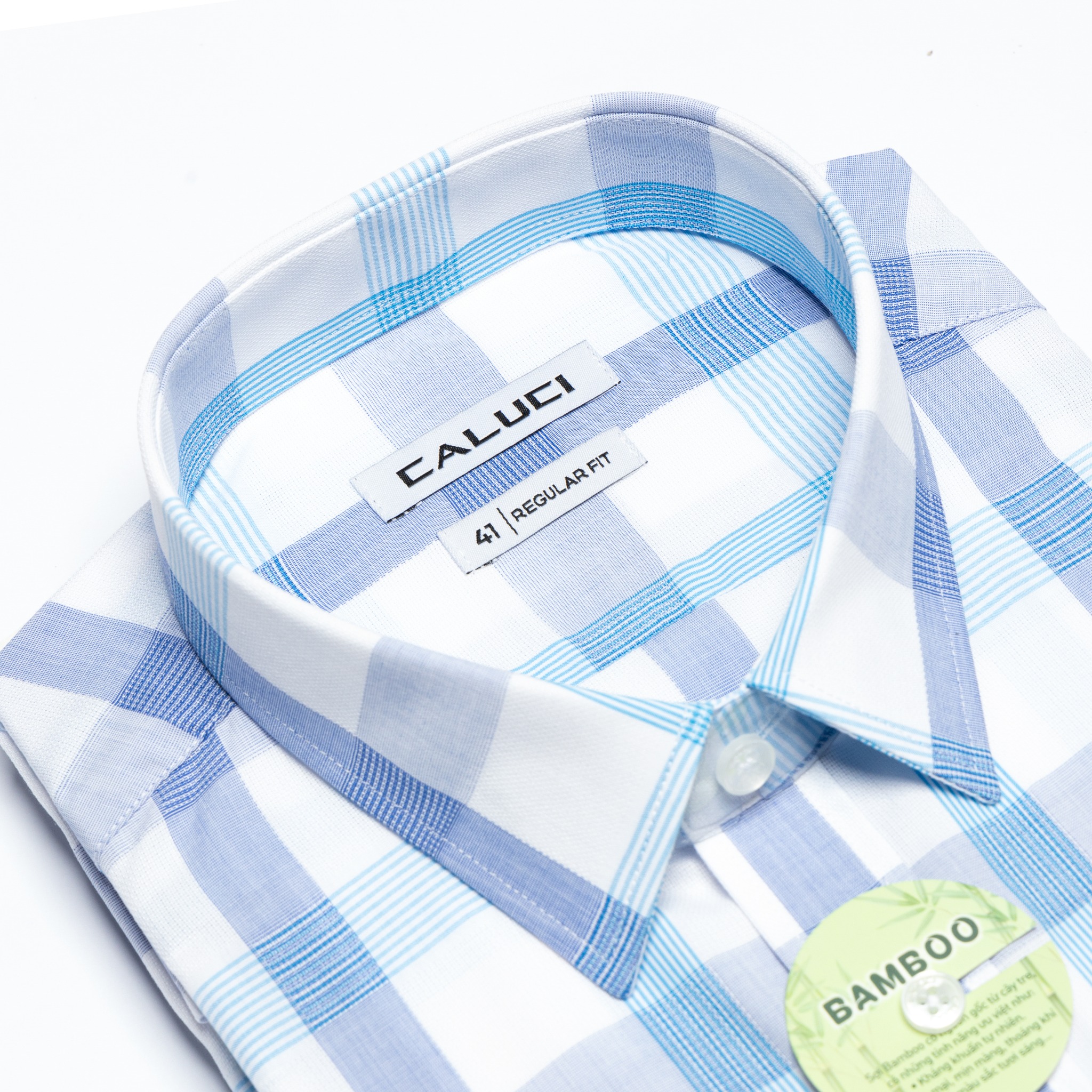 Áo sơ mi nam ngắn tay CALUCI MSS3206R