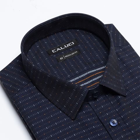Áo sơ mi nam ngắn tay CALUCI MSS3171R