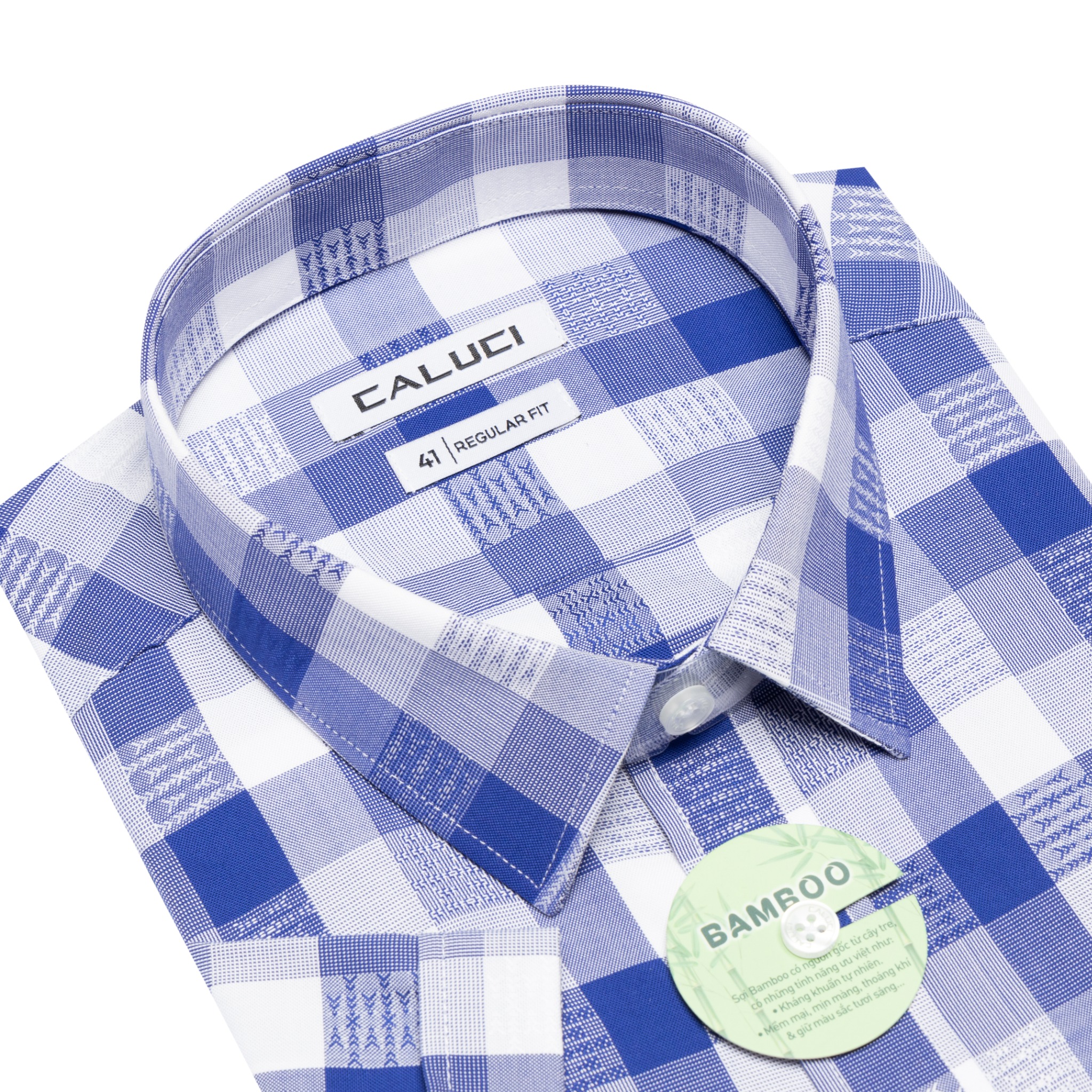 Áo sơ mi nam ngắn tay CALUCI MSS3175R
