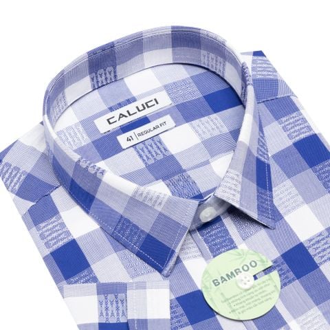 Áo sơ mi nam ngắn tay CALUCI MSS3175R