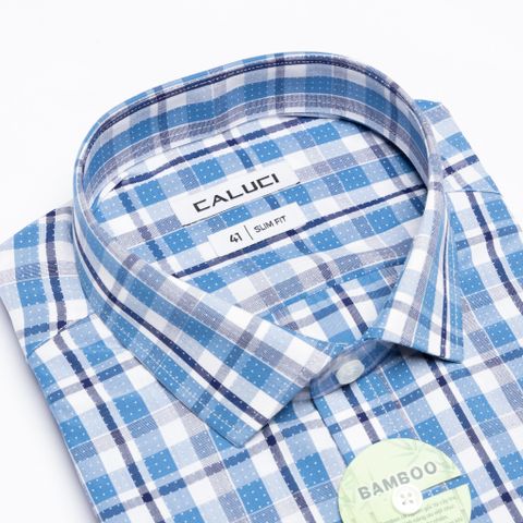 Áo sơ mi nam ngắn tay CALUCI MSS3170S