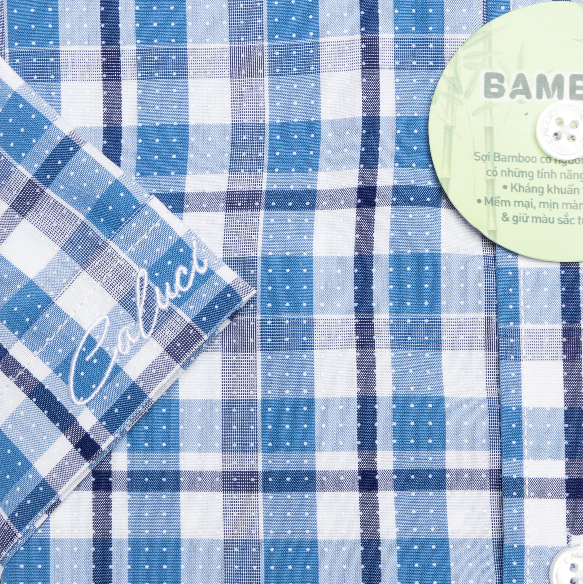 Áo sơ mi nam ngắn tay CALUCI MSS3170S