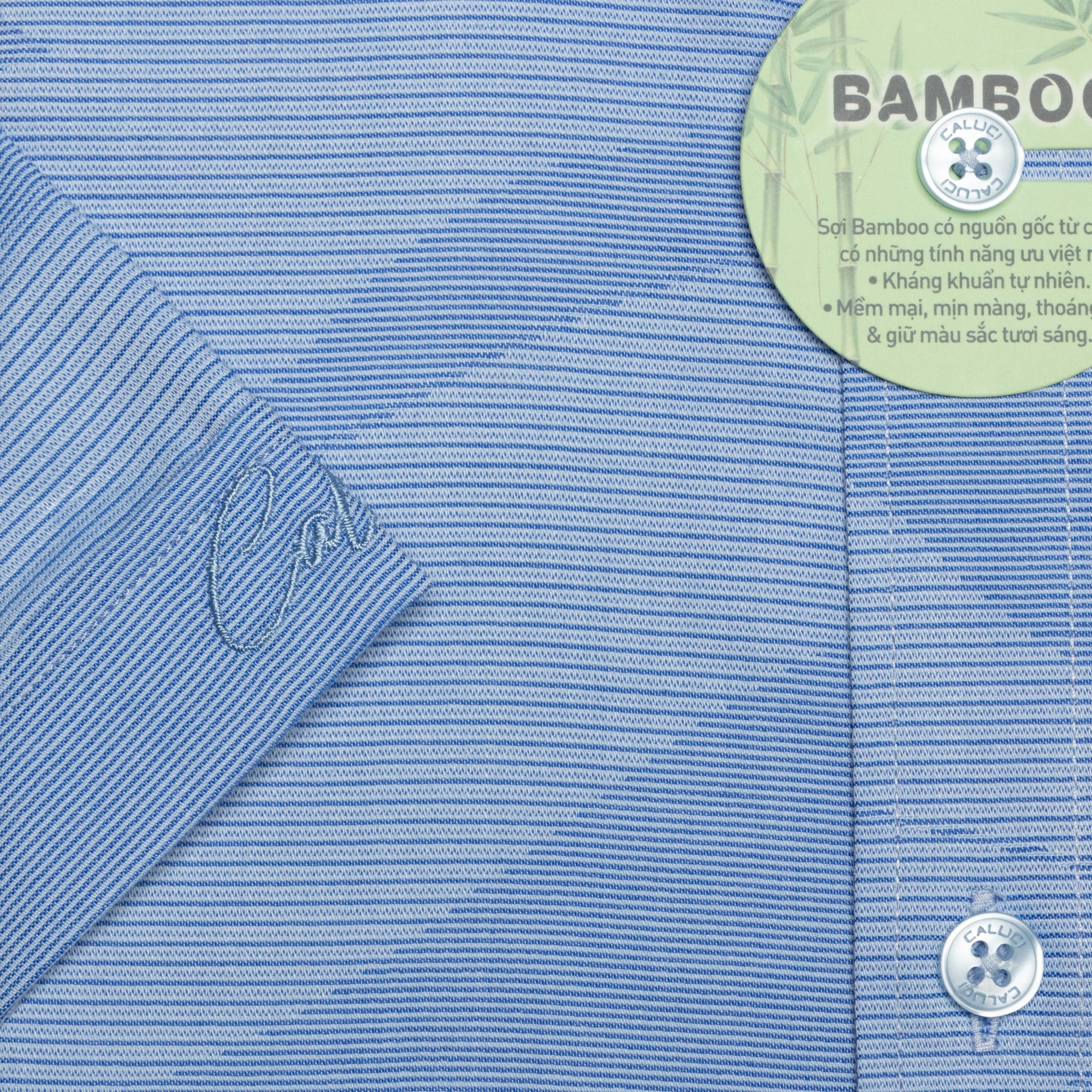 Áo sơ mi nam ngắn tay CALUCI MSS3160S