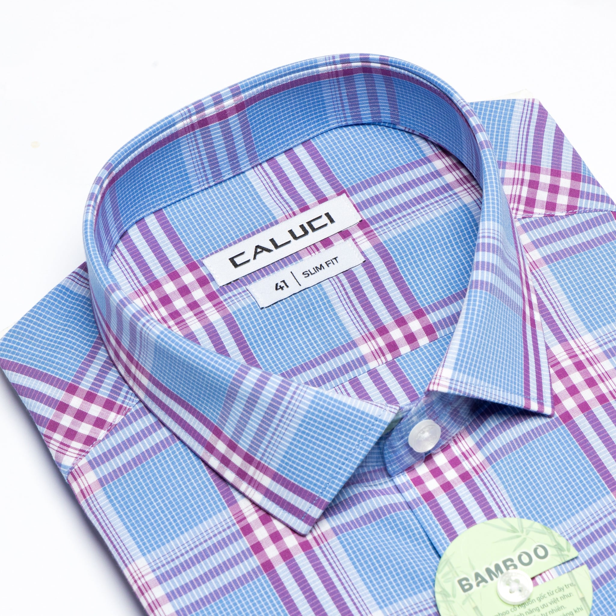 Áo sơ mi nam ngắn tay CALUCI MSS3180S