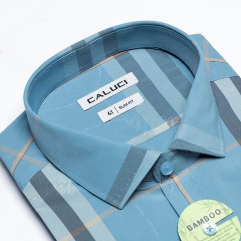 Áo sơ mi nam ngắn tay CALUCI MSS3189S
