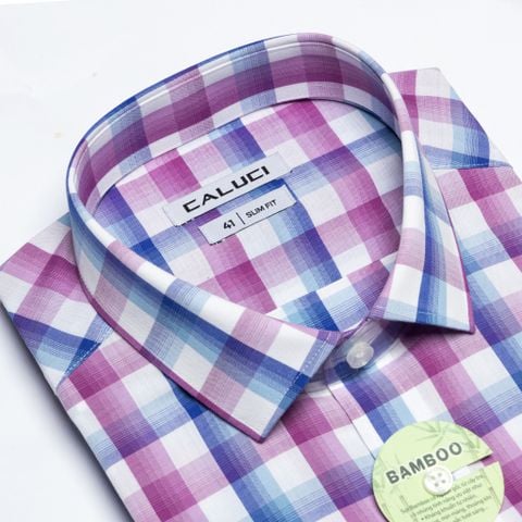 Áo sơ mi nam ngắn tay CALUCI MSS3181S