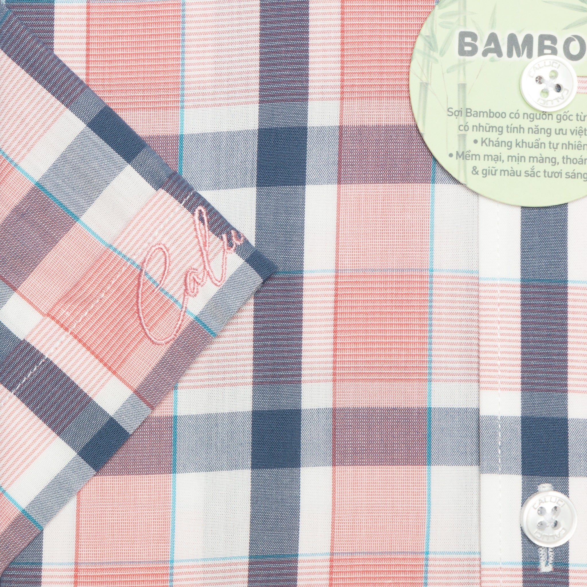 Áo sơ mi nam ngắn tay CALUCI MSS3137S