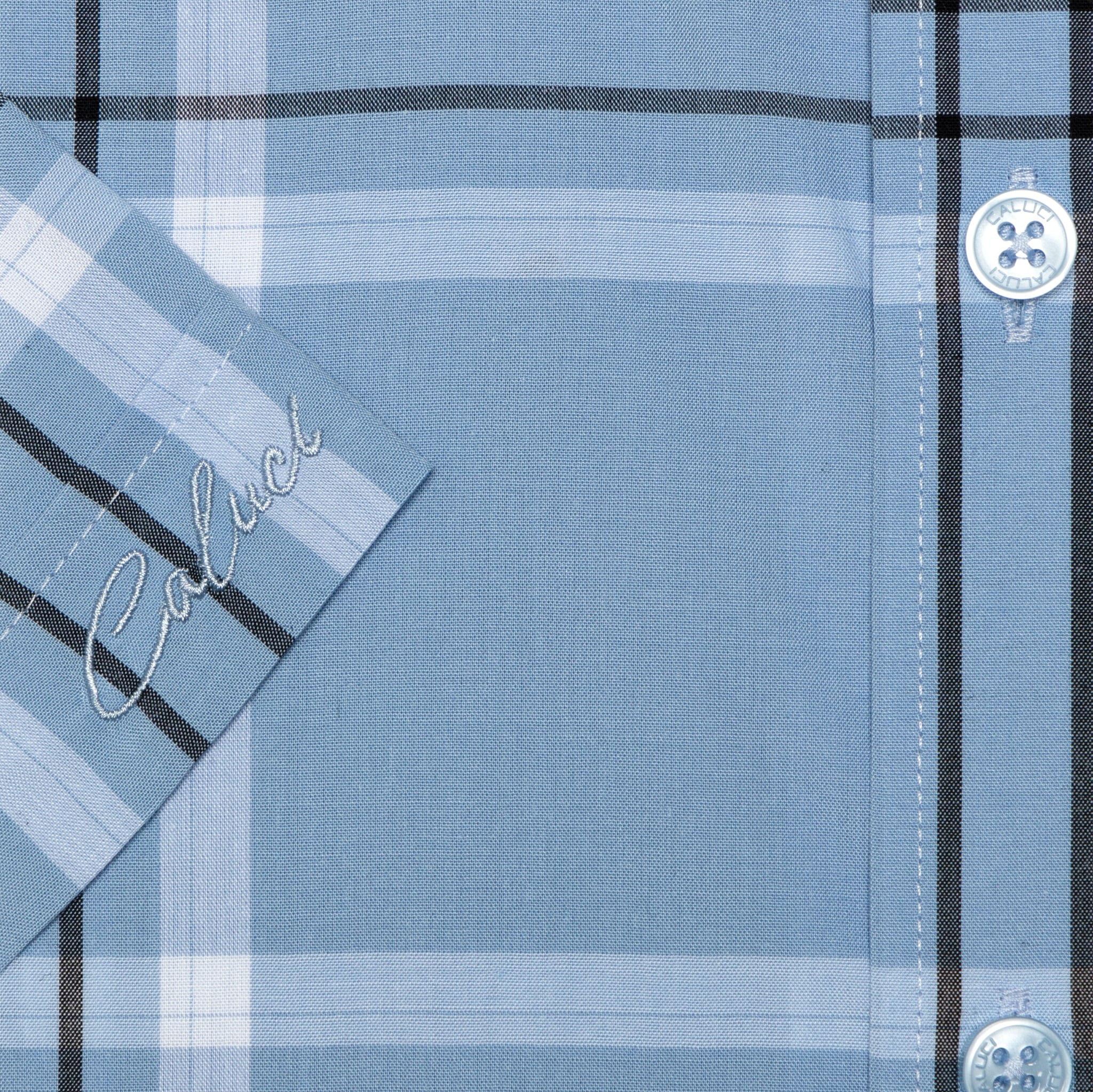 Áo sơ mi nam ngắn tay CALUCI MSS3182R