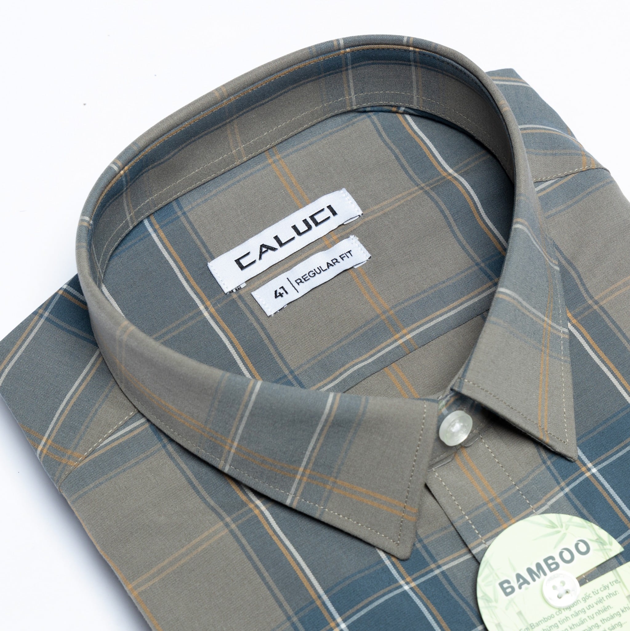 Áo sơ mi nam ngắn tay CALUCI MSS3194R