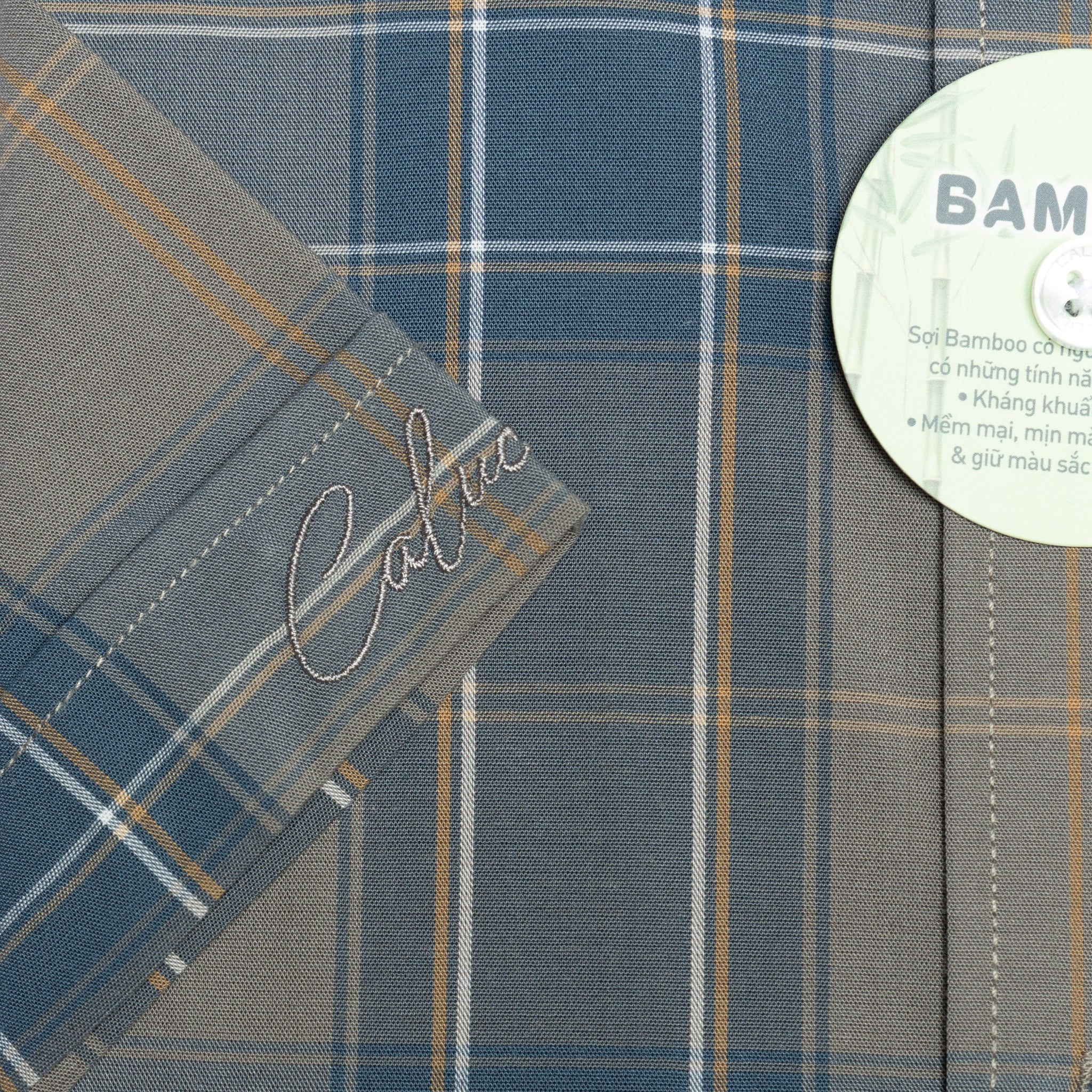 Áo sơ mi nam ngắn tay CALUCI MSS3194R