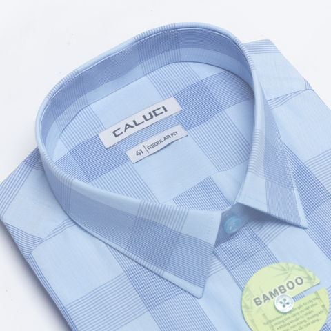 Áo sơ mi nam ngắn tay CALUCI MSS3185R