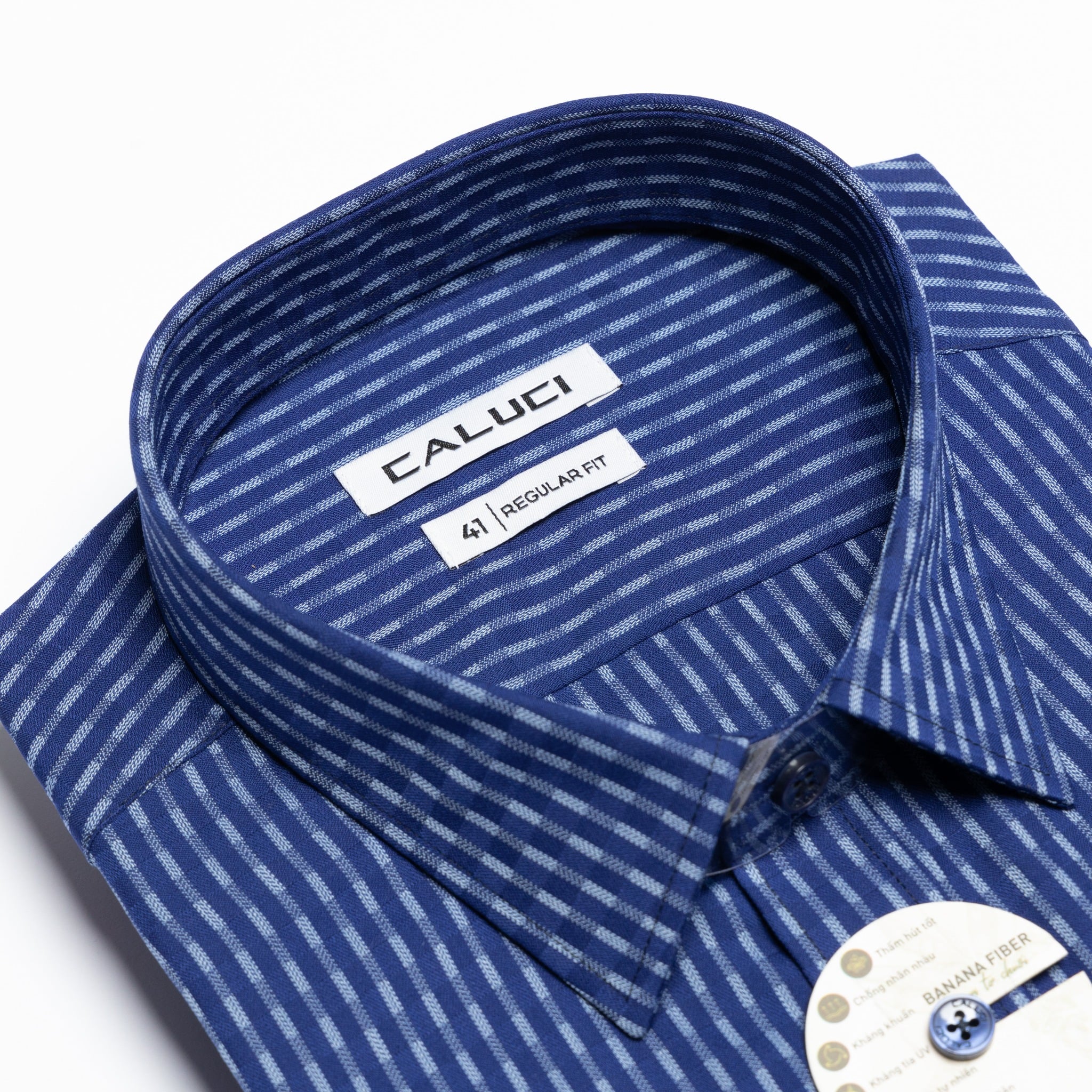 Áo sơ mi nam ngắn tay CALUCI MSS3210R