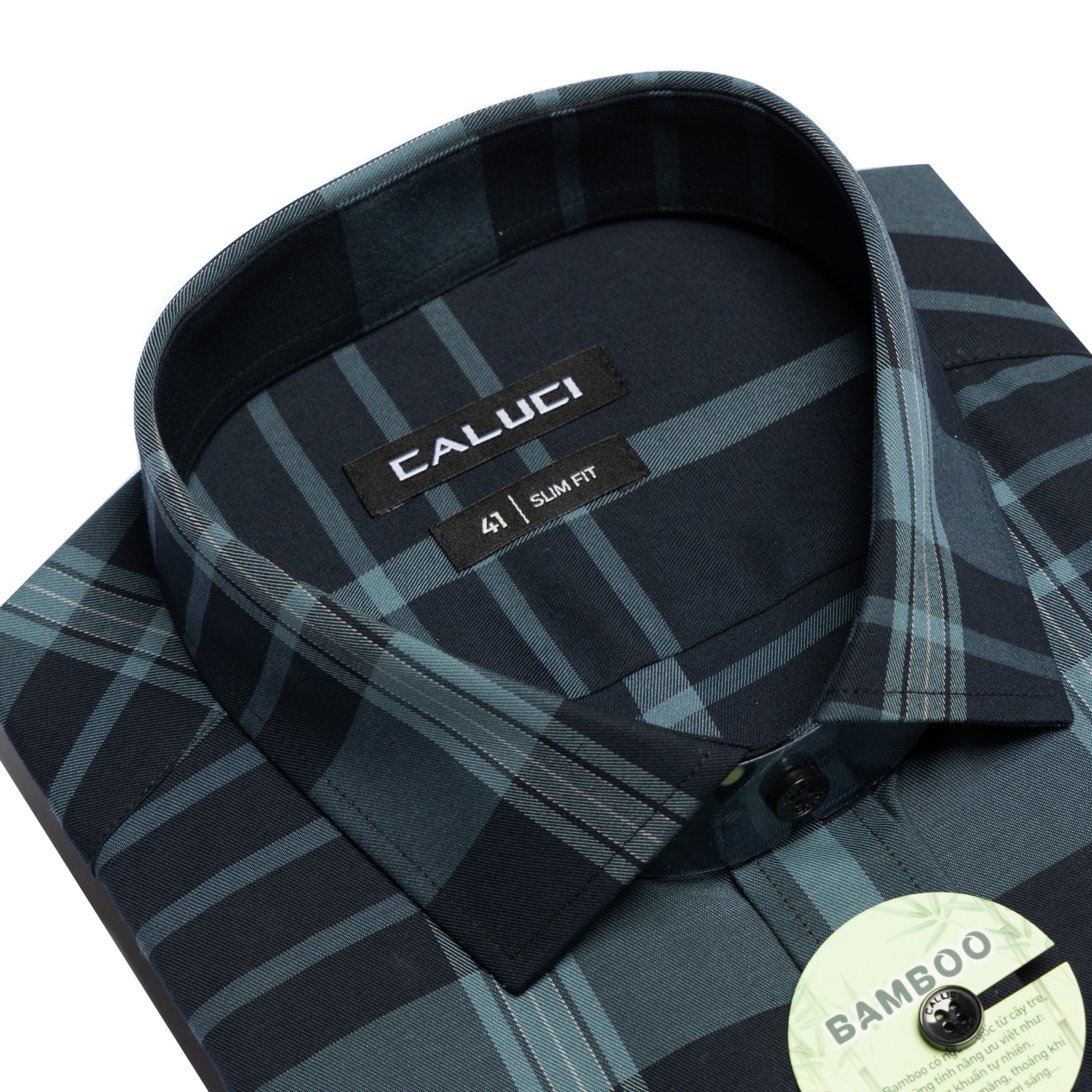 Áo sơ mi nam ngắn tay CALUCI MSS3207S