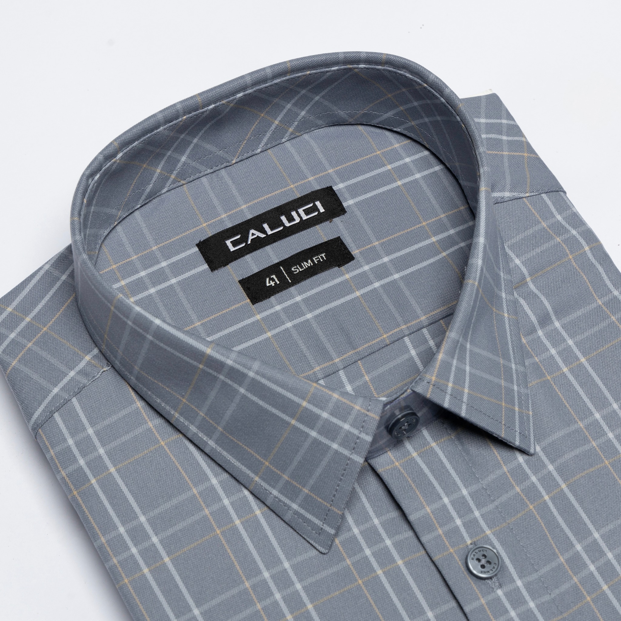 Áo sơ mi nam ngắn tay CALUCI MSS4230S