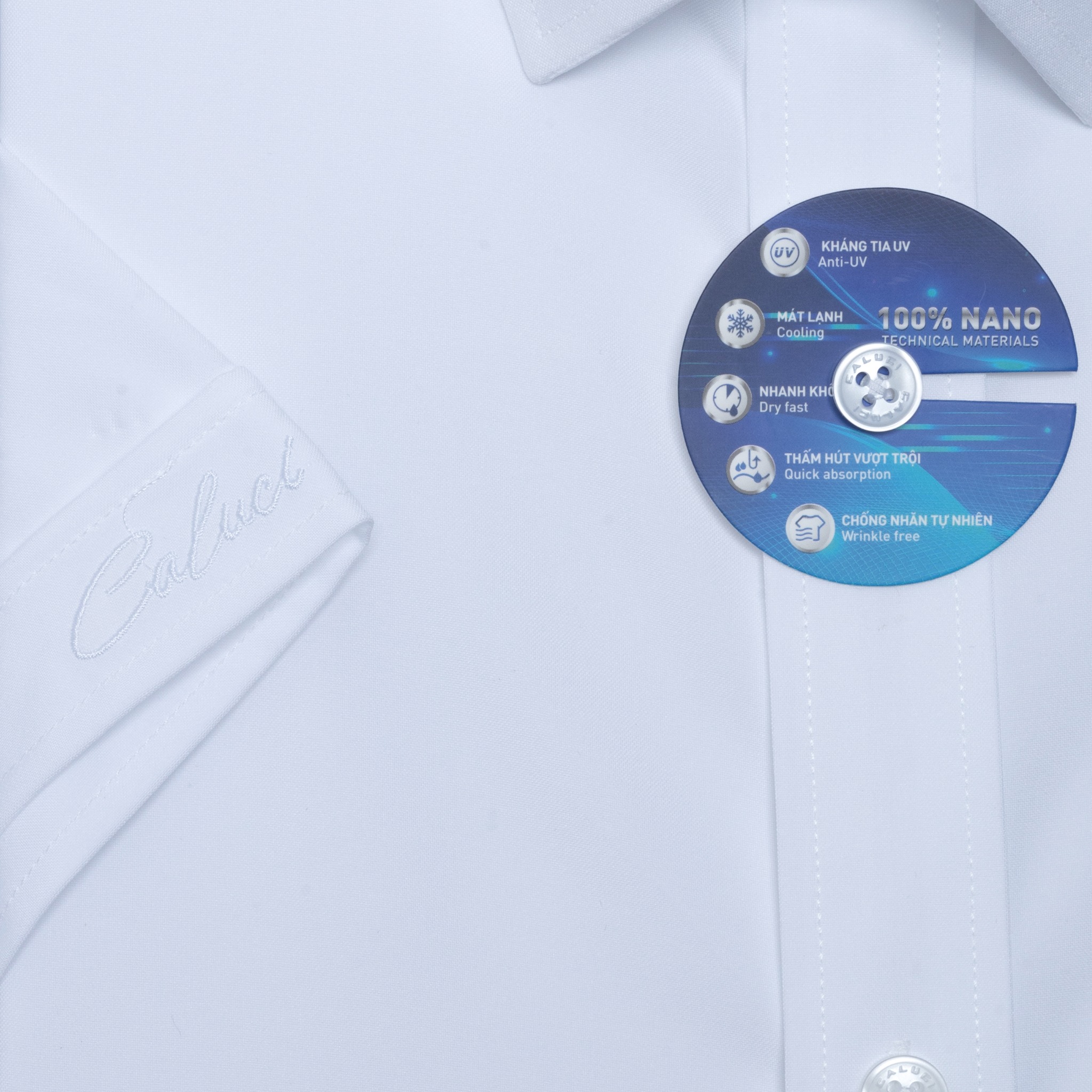 Áo sơ mi nam ngắn tay CALUCI MSS0109S