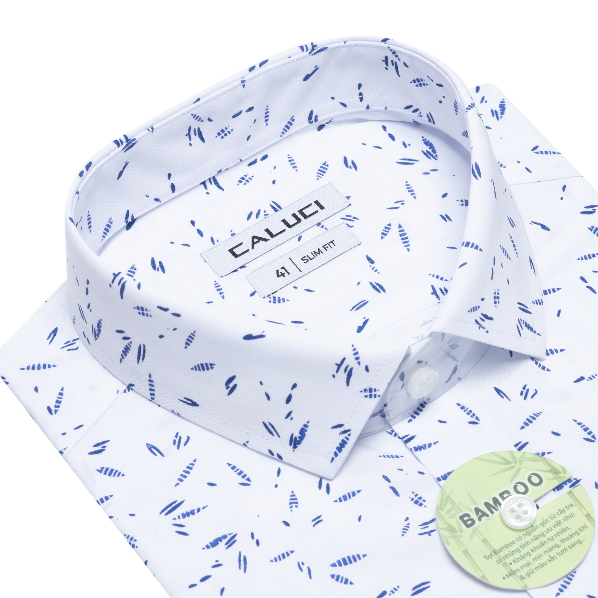 Áo sơ mi nam ngắn tay CALUCI MSS3151S