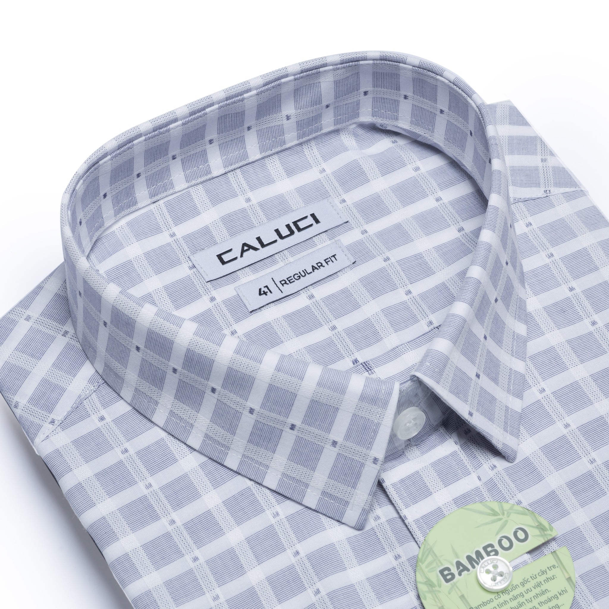 Áo sơ mi nam ngắn tay CALUCI MSS3133R