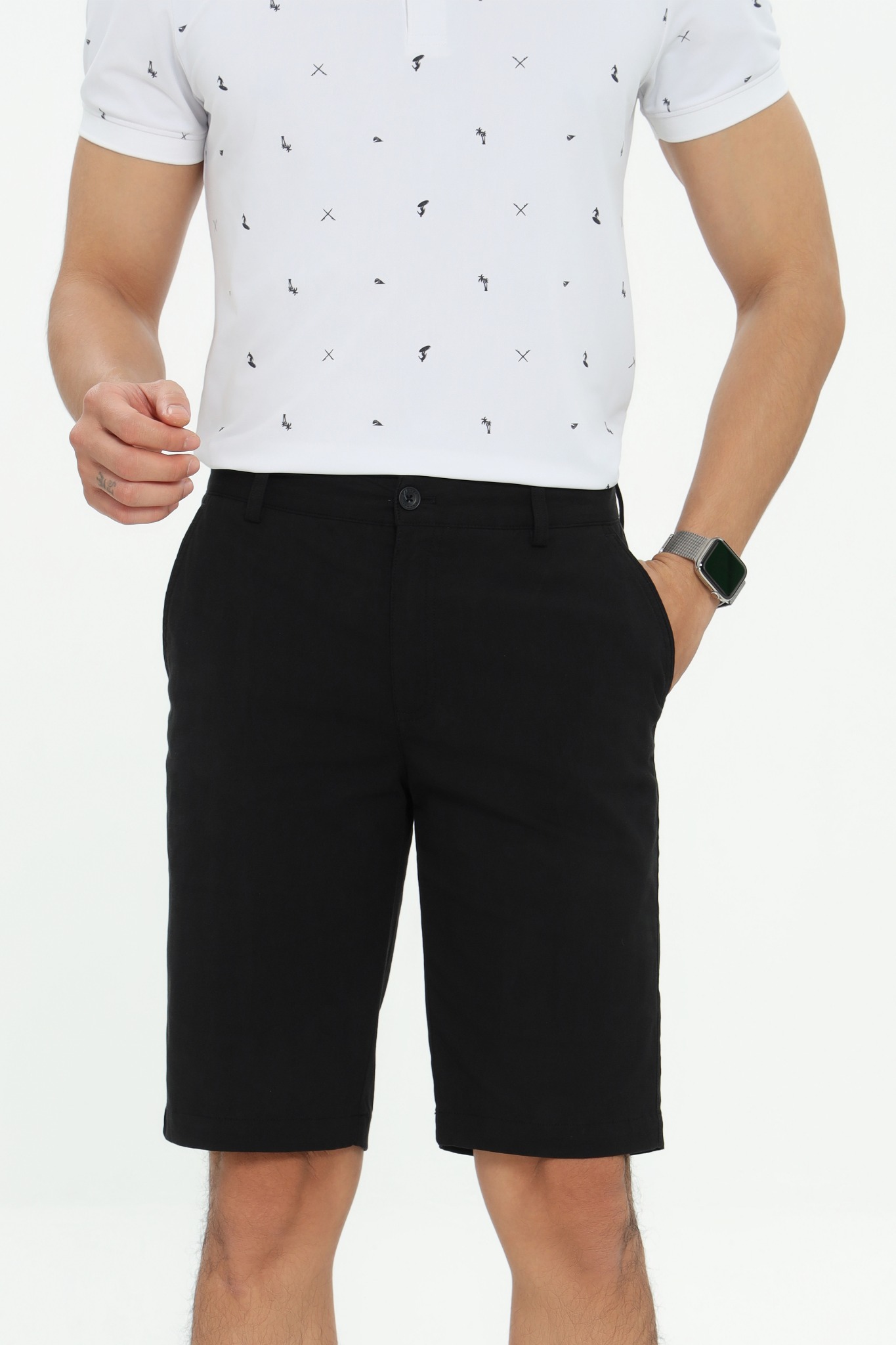 Quần short khaki nam CALUCI MKS420S