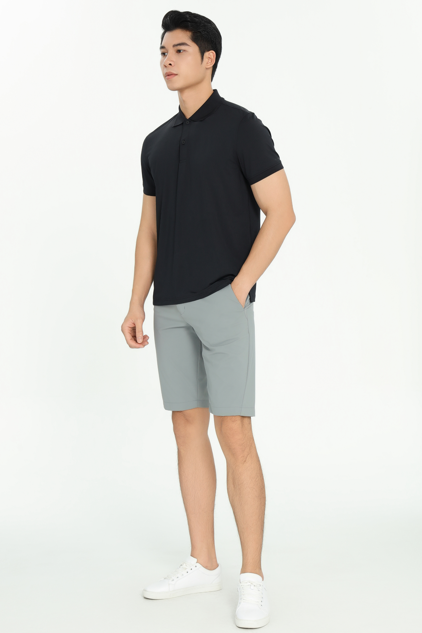 Quần short gió cạp âu CALUCI MWS419S