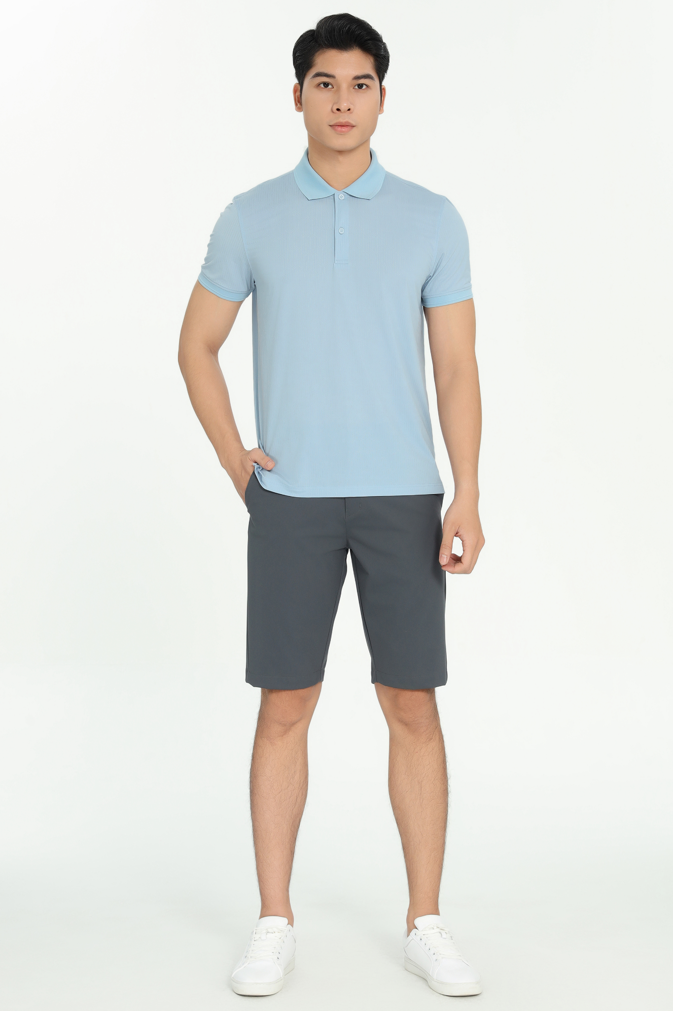 Quần short gió cạp âu CALUCI MWS419S