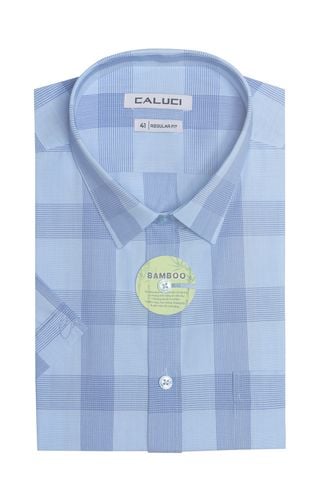 Áo sơ mi nam ngắn tay CALUCI MSS3185R