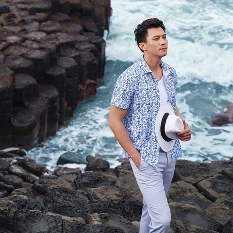 Áo sơ mi nam ngắn tay CALUCI MSS3205S