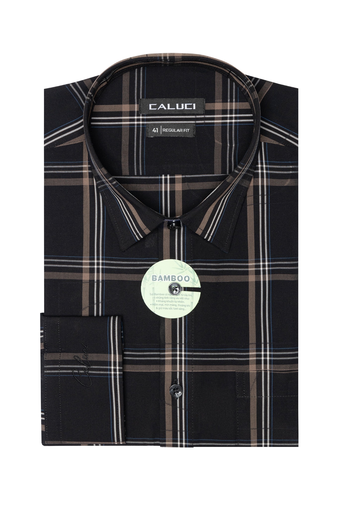 Áo sơ mi nam dài tay CALUCI MLS3234R