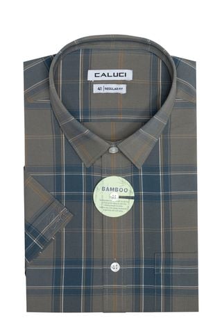 Áo sơ mi nam ngắn tay CALUCI MSS3194R