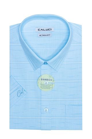 Áo sơ mi nam ngắn tay CALUCI MSS3197R